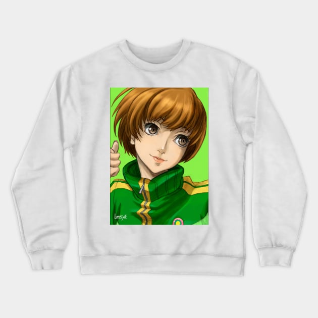 Chie Satonaka Crewneck Sweatshirt by Lunatyk